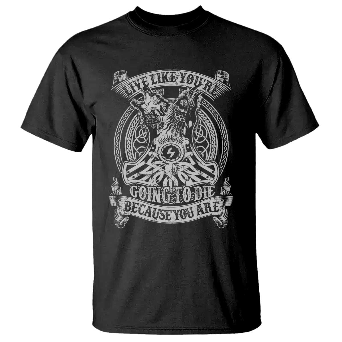 viking-t-shirt-live-like-youre-going-to-die-because-you-are