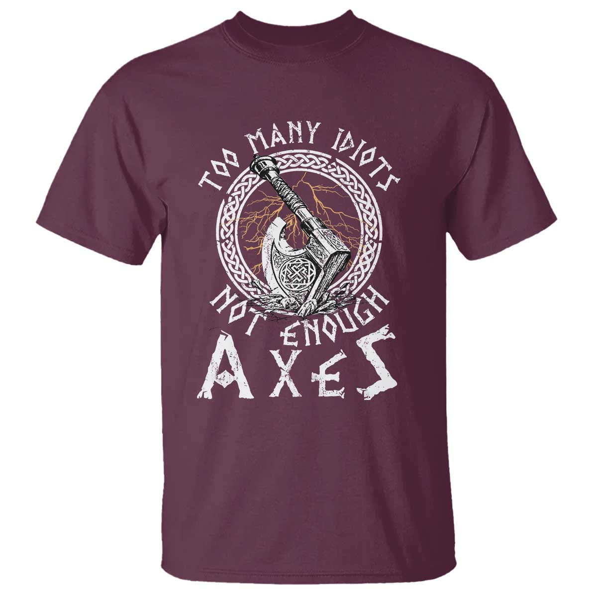 viking-t-shirt-too-many-idiots-not-enough-axes