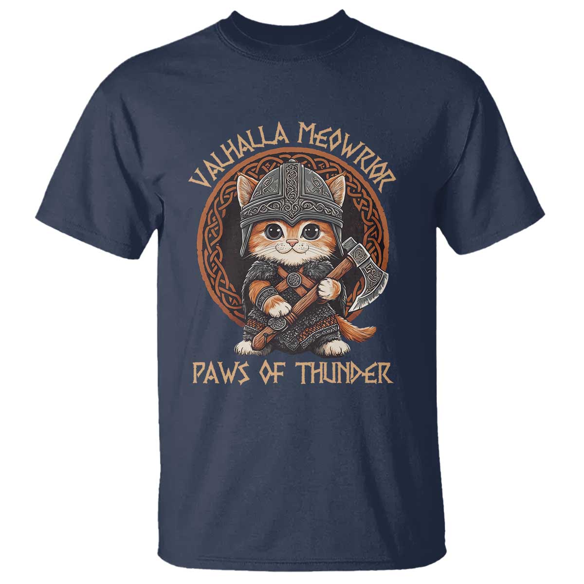 viking-cat-t-shirt-norse-mythology-cat-warrior