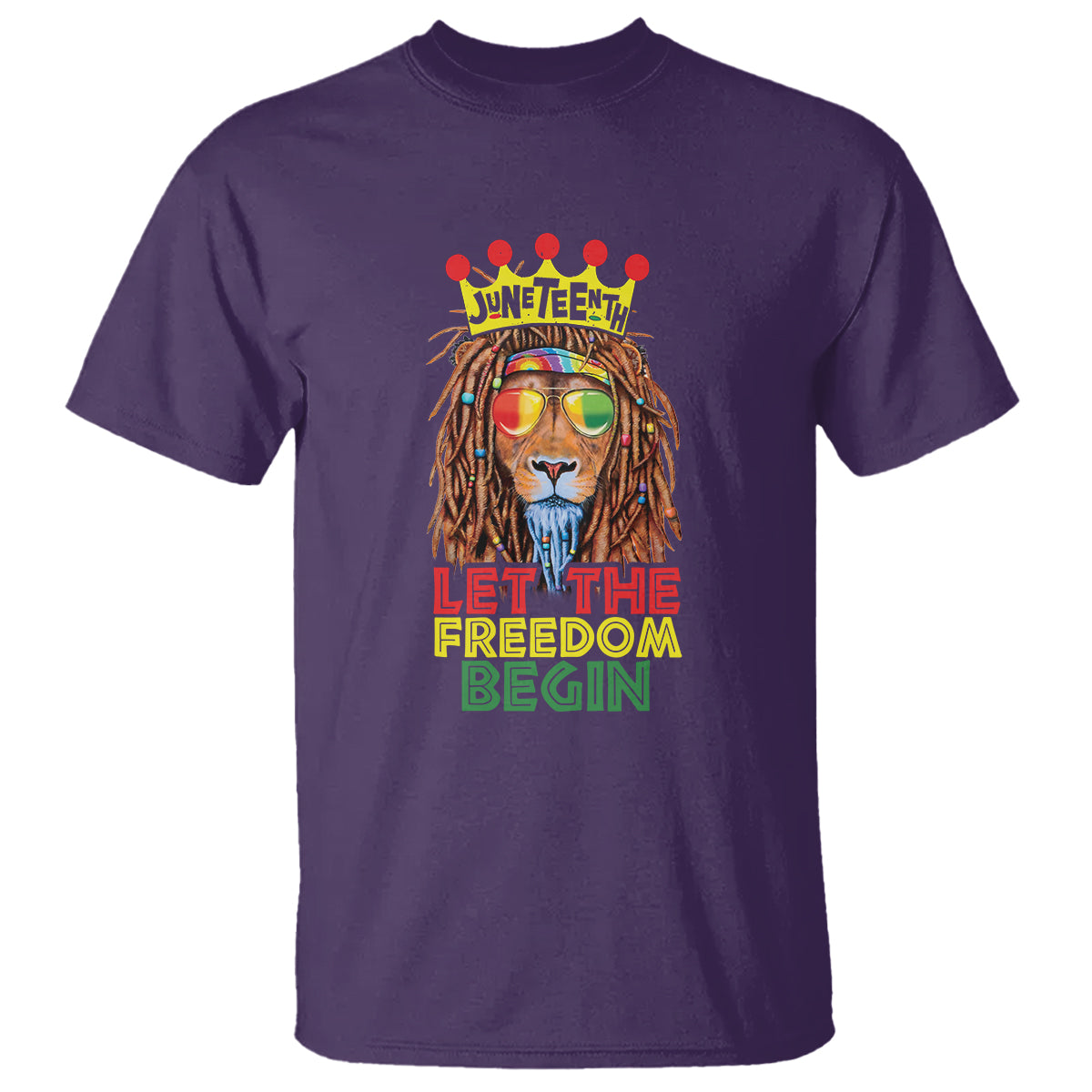 juneteenth-t-shirt-let-the-freedom-begin-lion-rasta