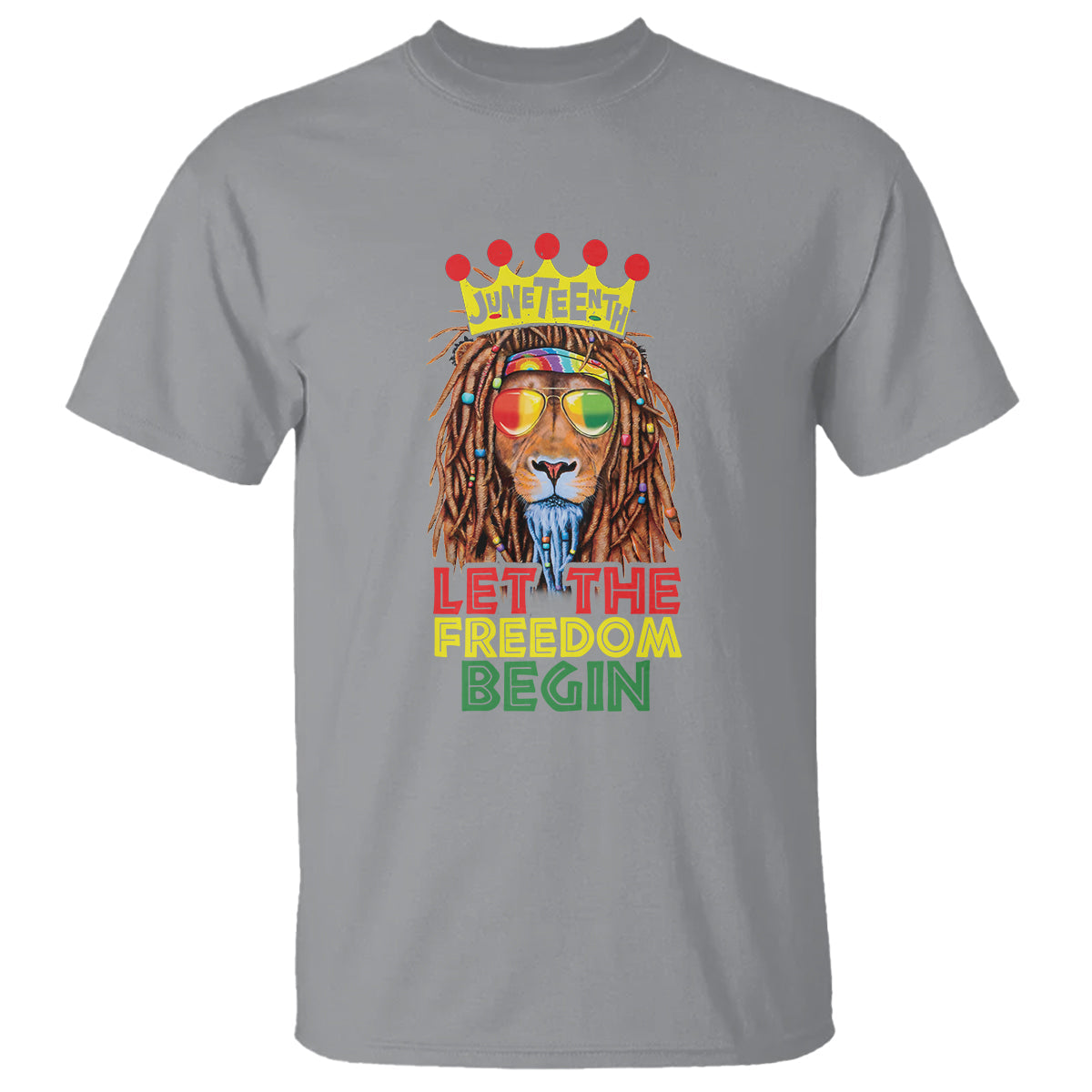 juneteenth-t-shirt-let-the-freedom-begin-lion-rasta