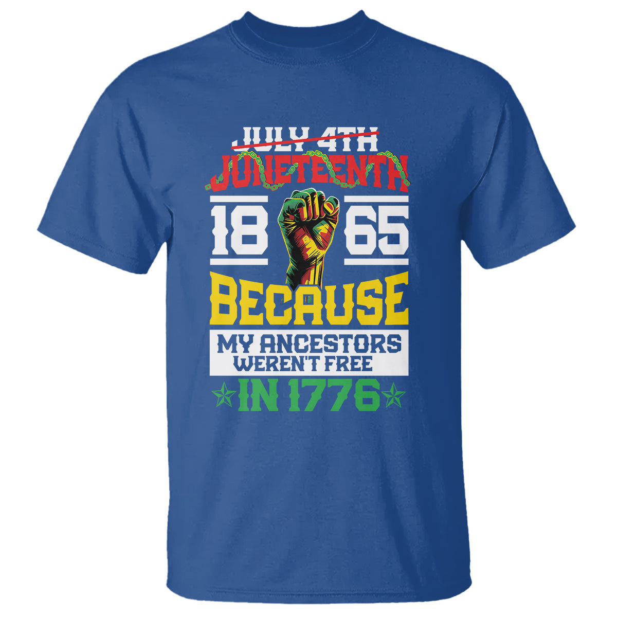 1865-juneteenth-t-shirt-because-my-ancestors-werent-free-in-1776