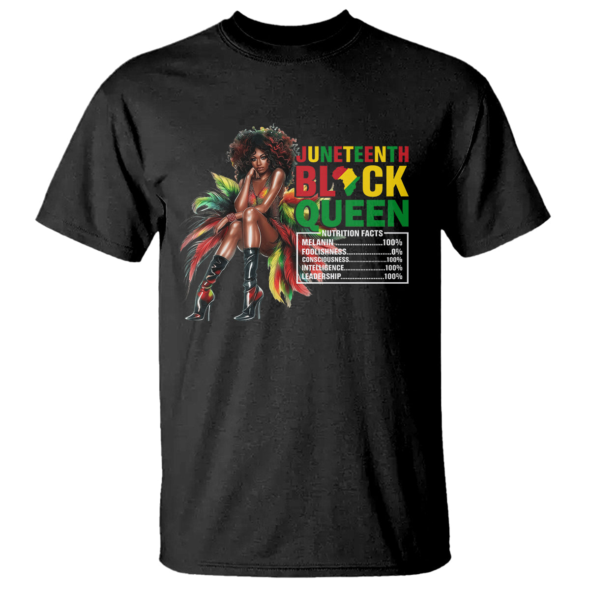 juneteenth-t-shirt-black-queen-nutritional-facts