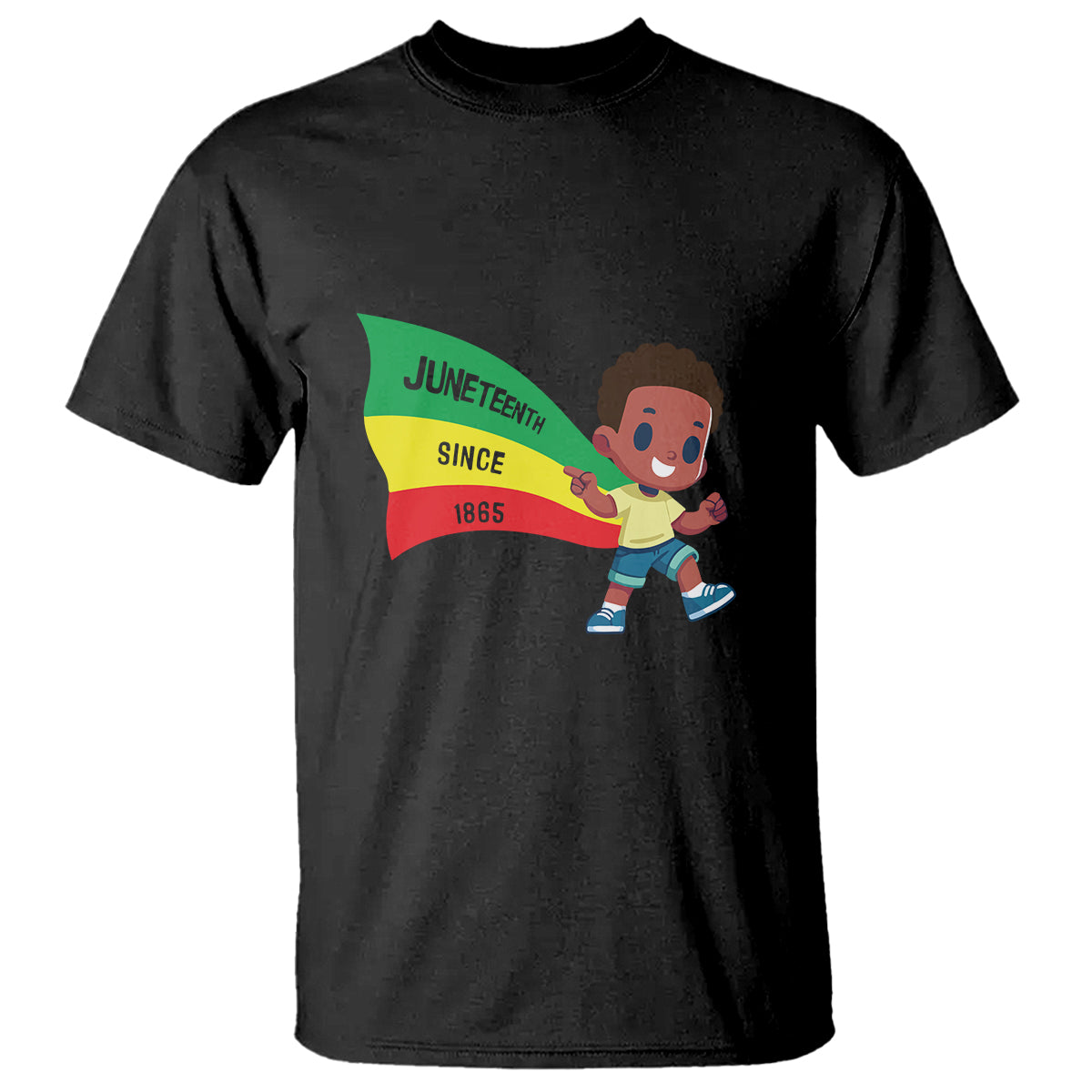juneteenth-1865-cool-melanin-black-boys-kids-t-shirt
