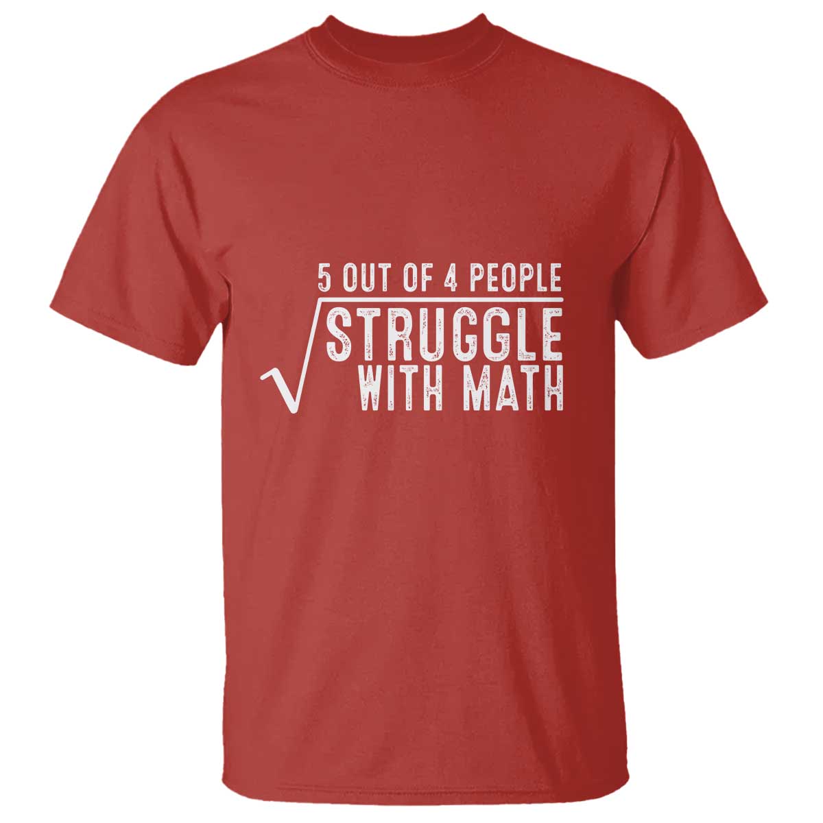 funny-5-of-4-people-struggle-with-math-t-shirt