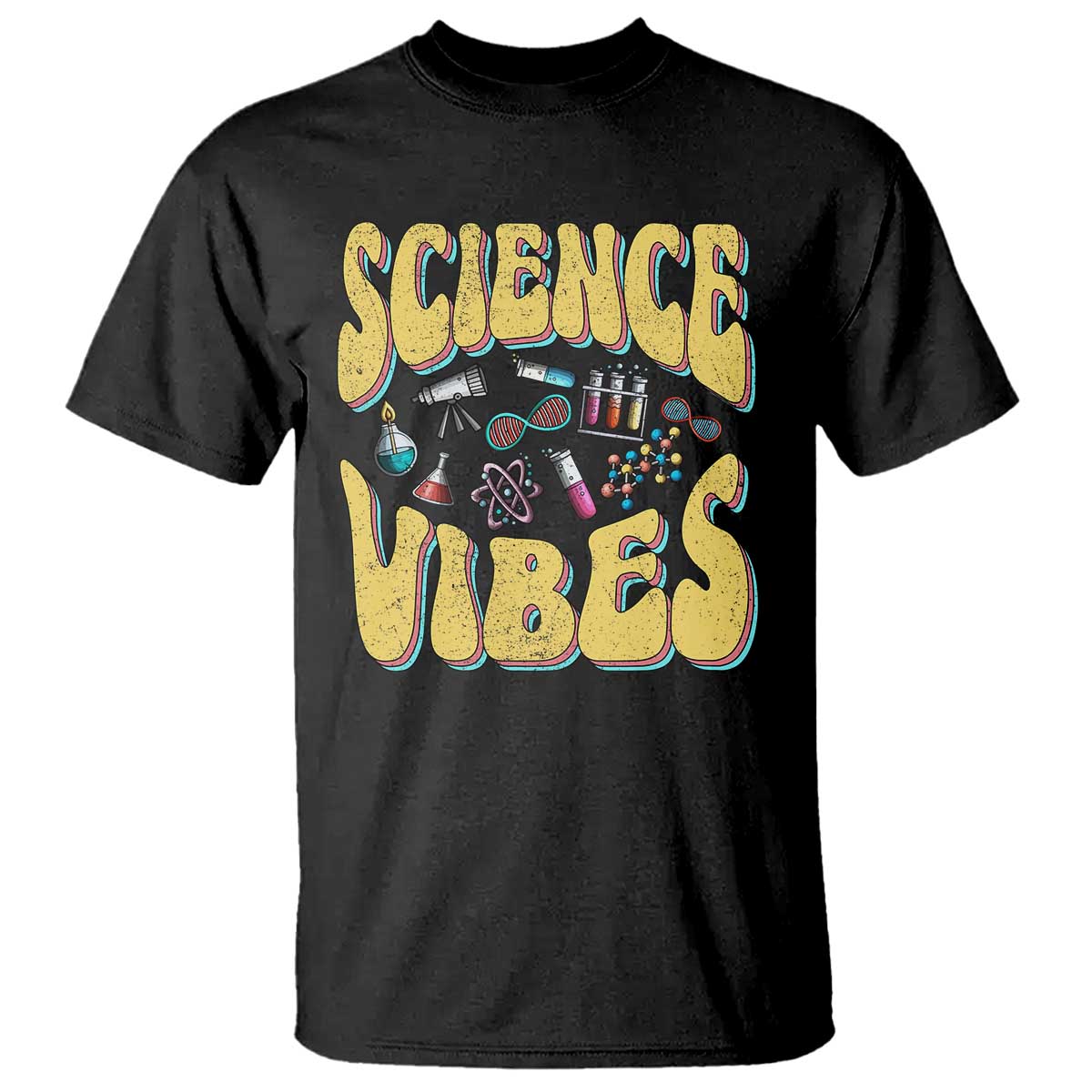 science-vibes-back-to-school-retro-groovy-teacher-t-shirt
