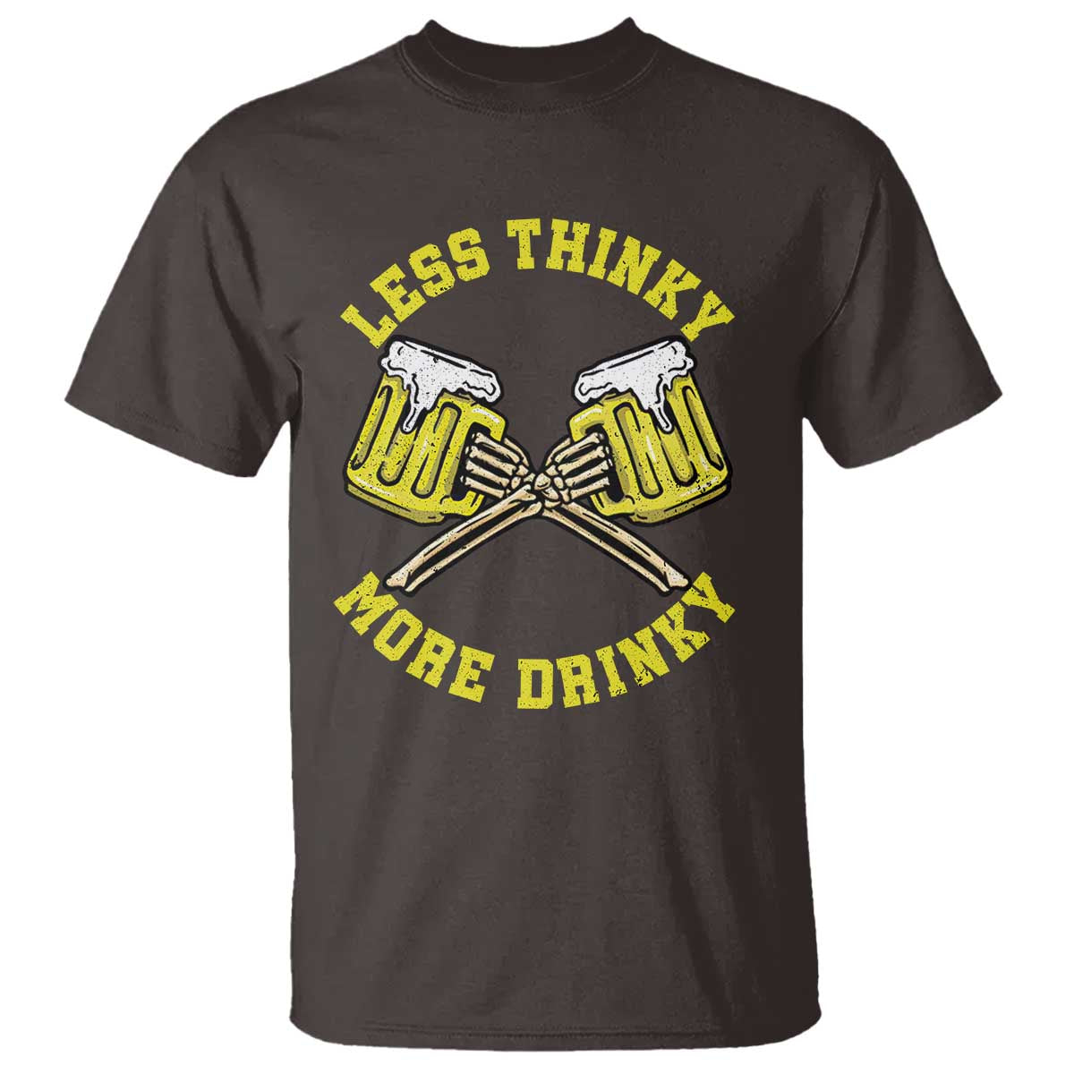 funny-beer-lover-t-shirt-less-thinky-more-drinky-skeleton