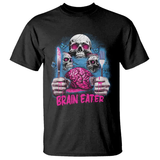 horror-zombie-t-shirt-braineater-eat-brain-scary-creepy-halloween