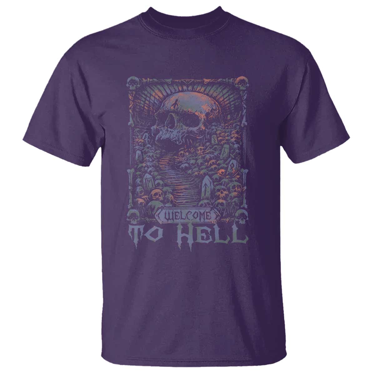 horror-halloween-t-shirt-welcome-to-hell-creepy-skull
