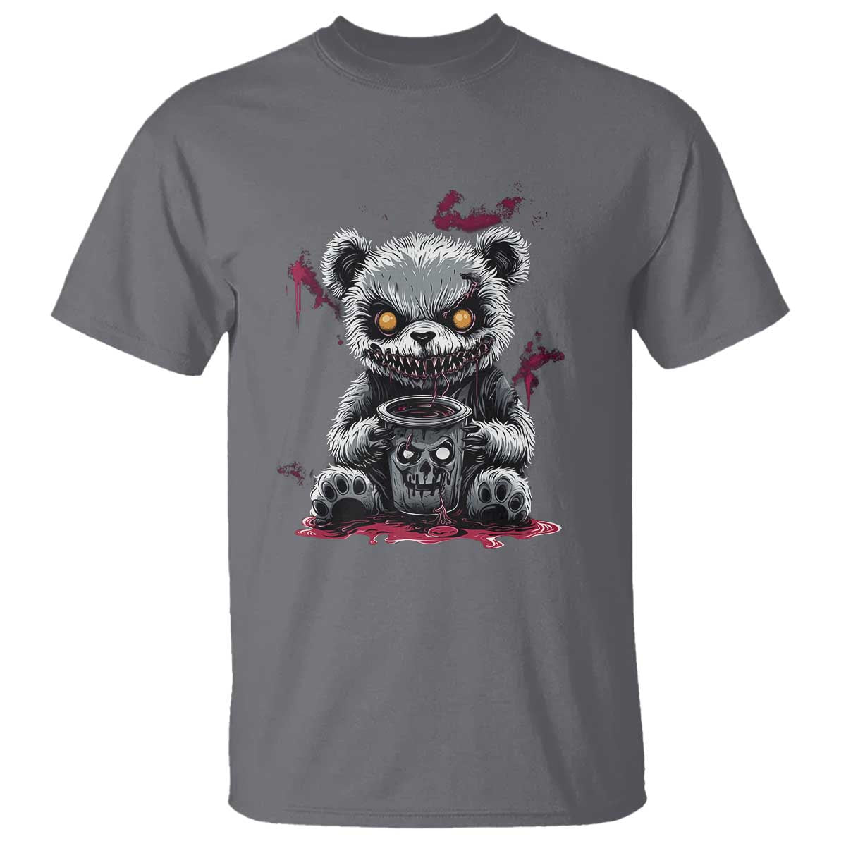 emo-bear-coffee-creepy-halloween-t-shirt