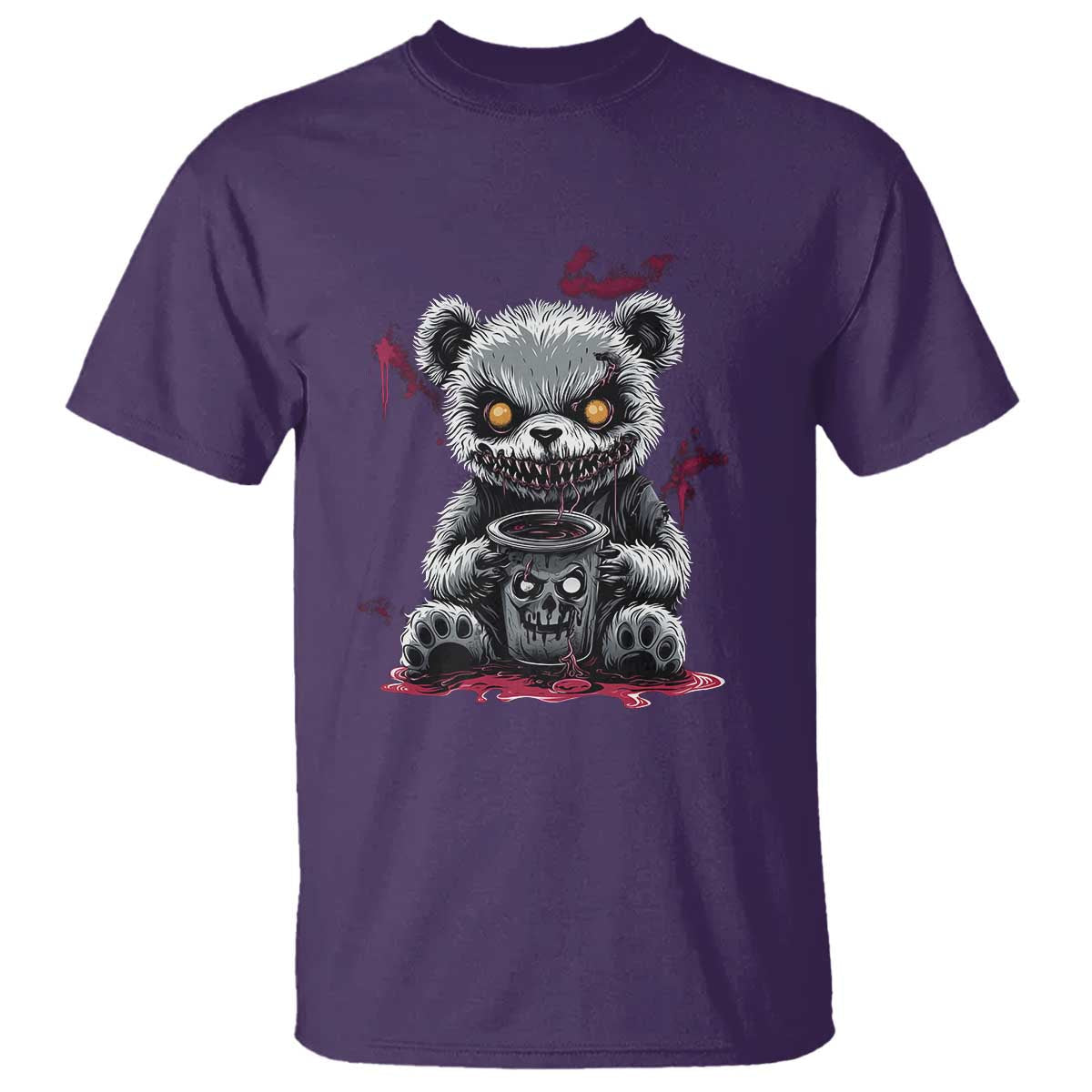 emo-bear-coffee-creepy-halloween-t-shirt