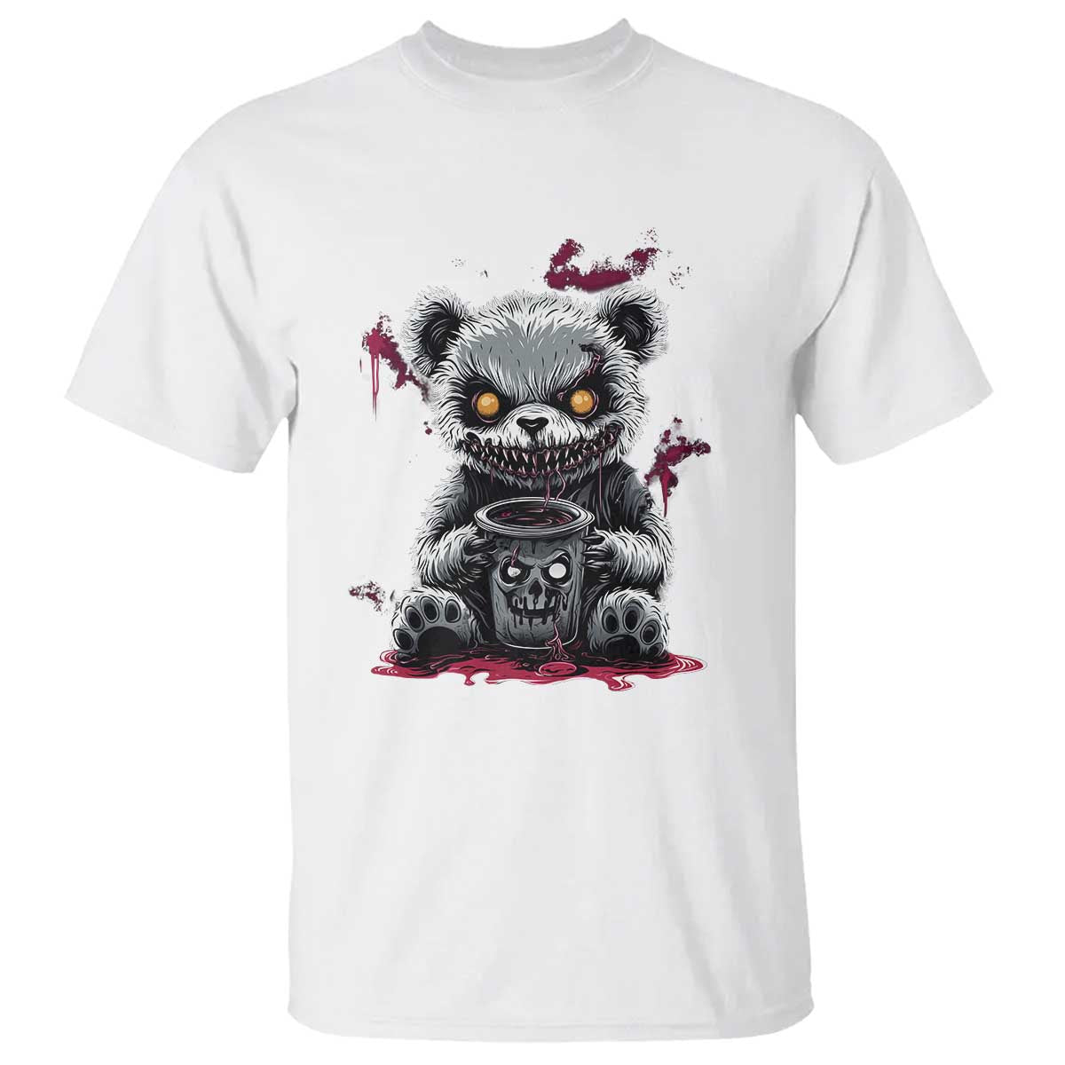 emo-bear-coffee-creepy-halloween-t-shirt