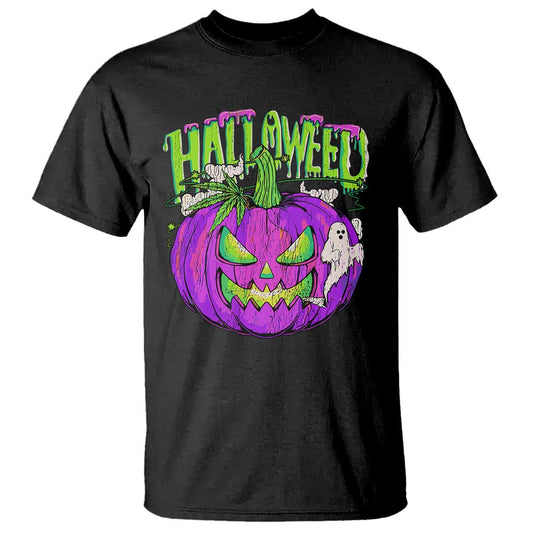 funny-halloween-t-shirt-halloweed-pumpkin-weed-cannabis-smoking