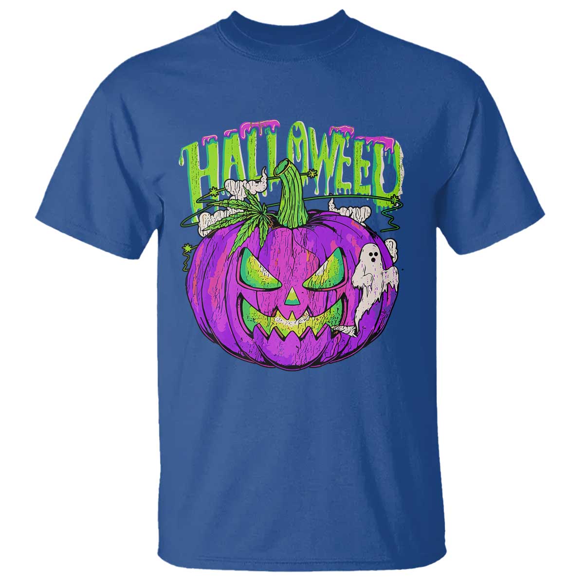 funny-halloween-t-shirt-halloweed-pumpkin-weed-cannabis-smoking