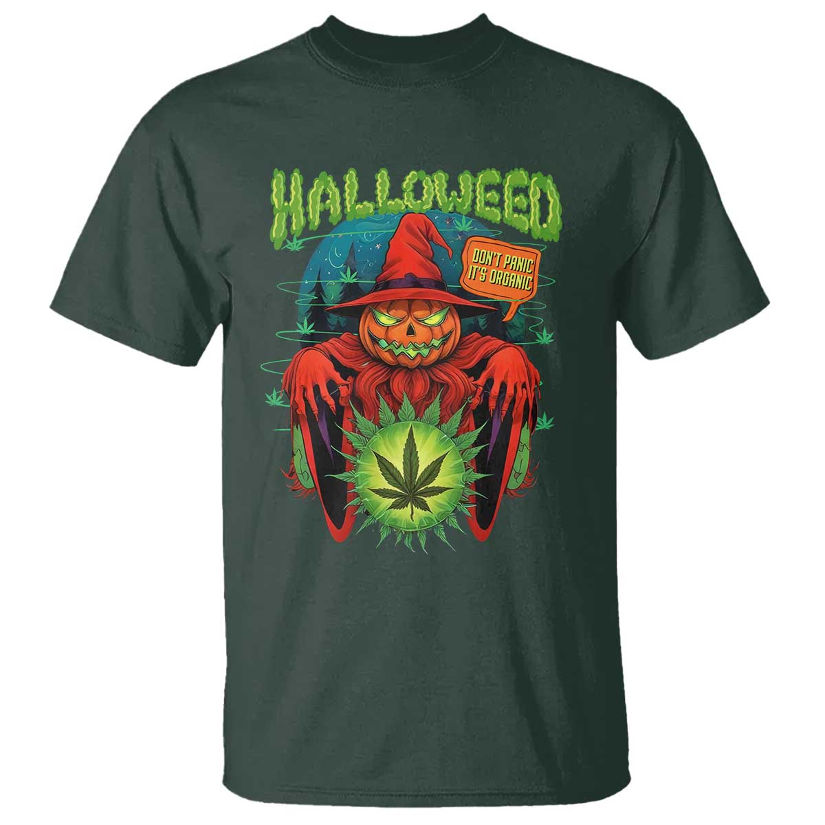 funny-halloween-t-shirt-happy-halloweed-pumpkin-witch-weed-cannabis-smoking