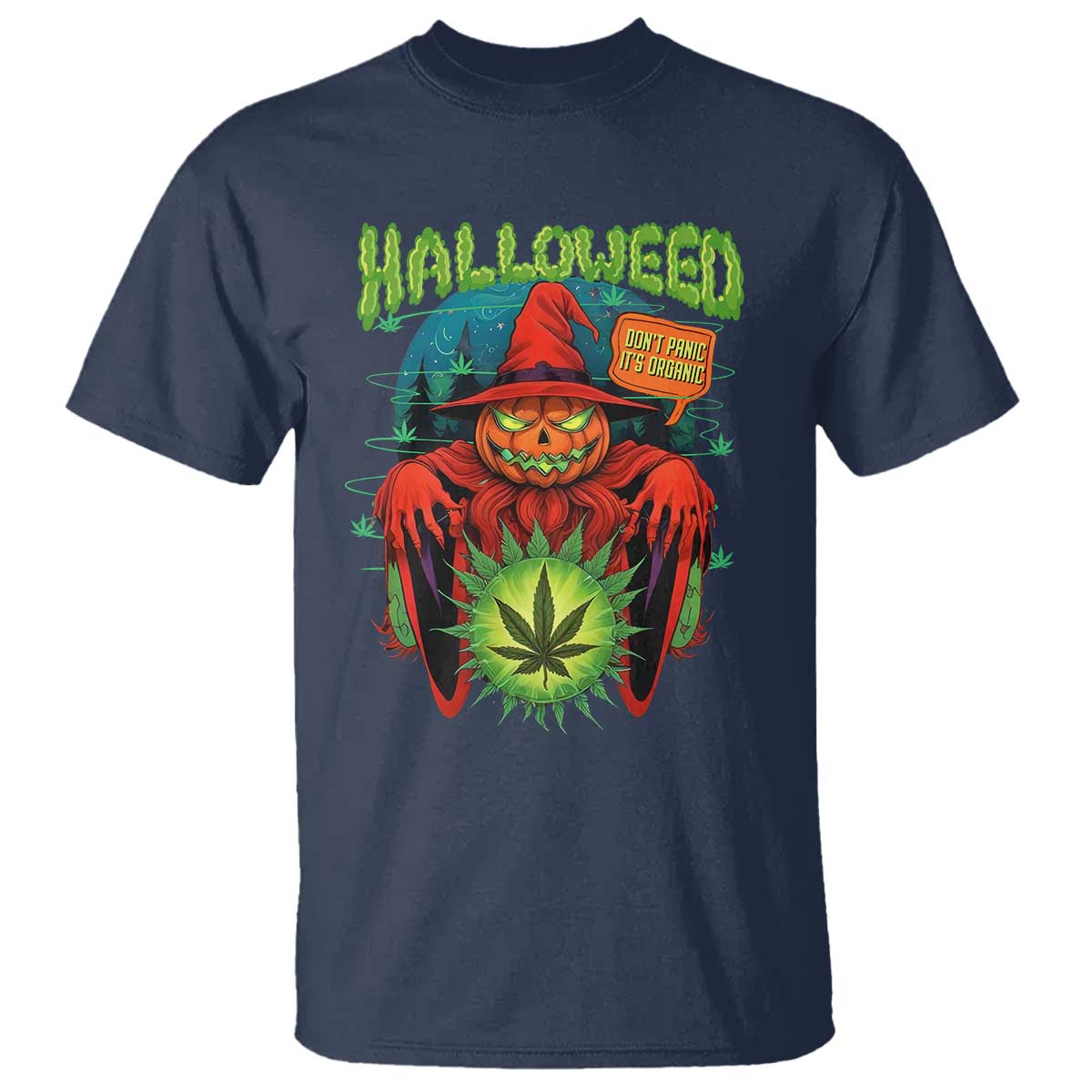 funny-halloween-t-shirt-happy-halloweed-pumpkin-witch-weed-cannabis-smoking