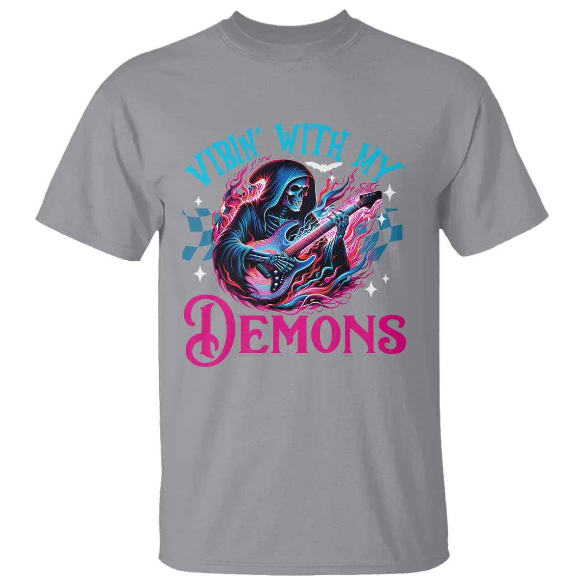 halloween-rock-n-roll-t-shirt-vibing-with-my-demons