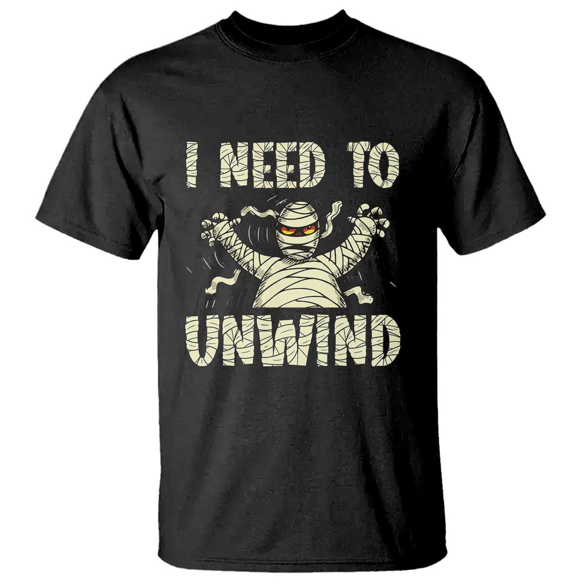 funny-halloween-mummy-t-shirt-i-need-to-unwind