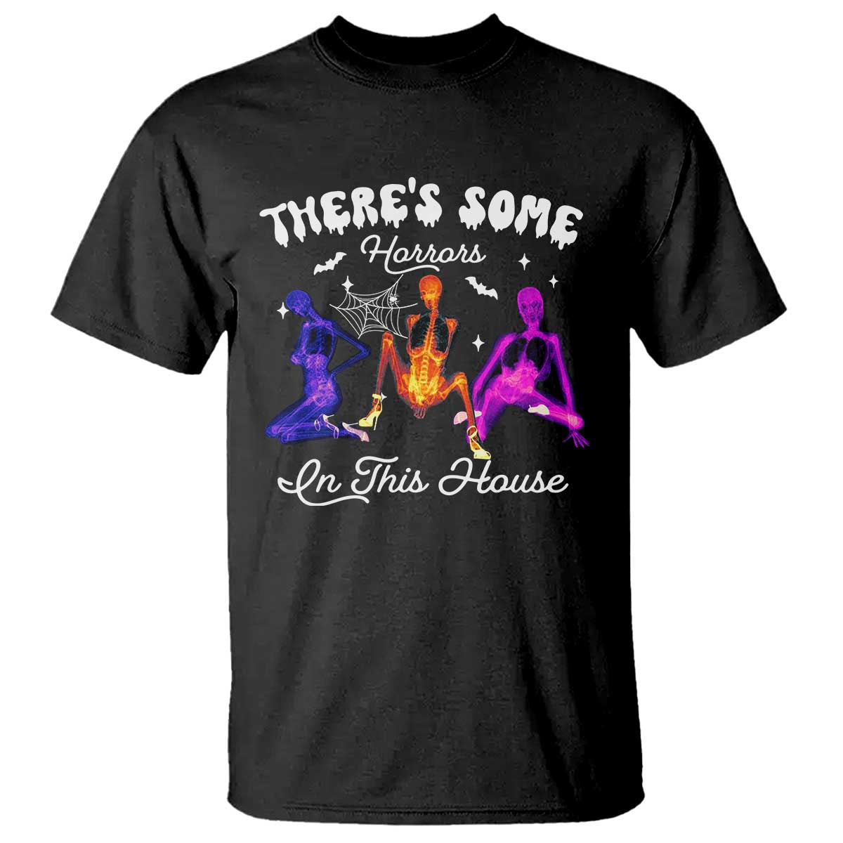 funny-halloween-t-shirt-therere-some-horrors-in-this-house