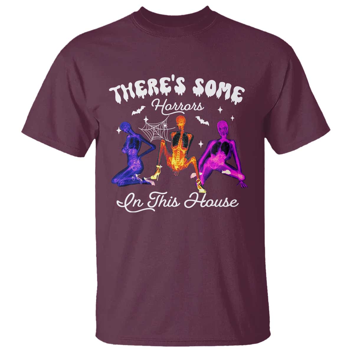 funny-halloween-t-shirt-therere-some-horrors-in-this-house