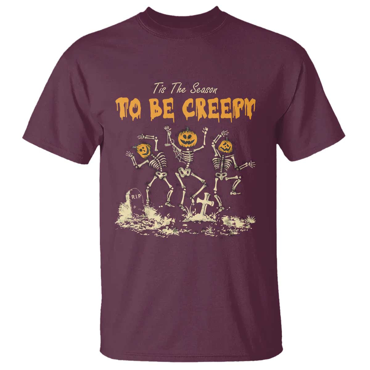 funny-halloween-t-shirt-tis-the-season-to-be-creepy-dancing-skeleton