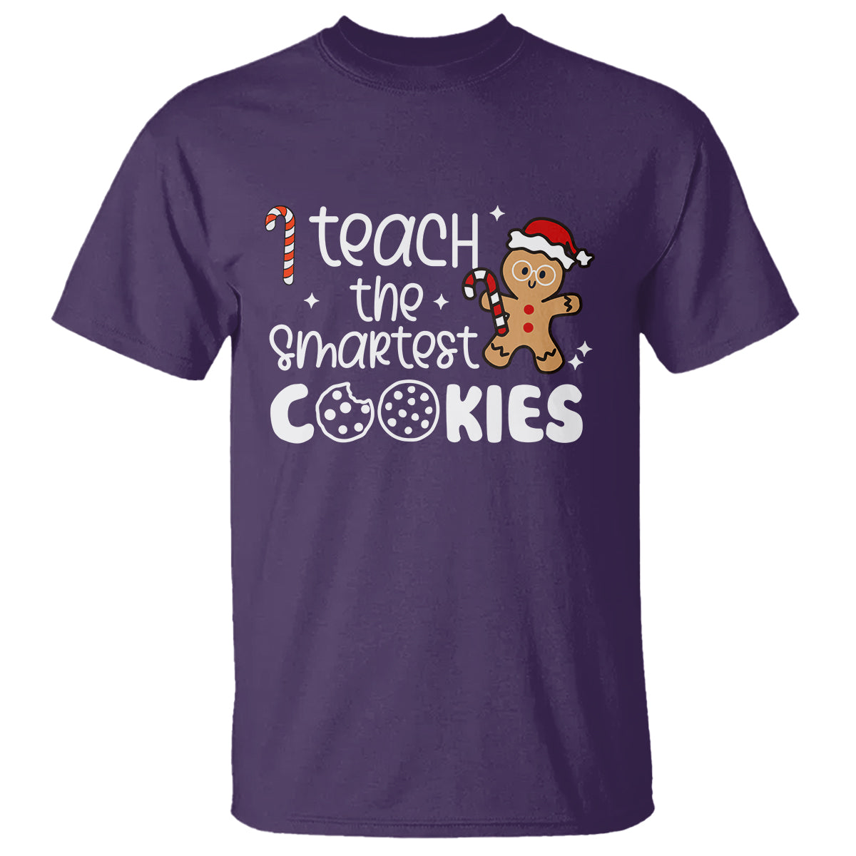 i-teach-the-smartest-little-cookies-christmas-best-teacher-t-shirt