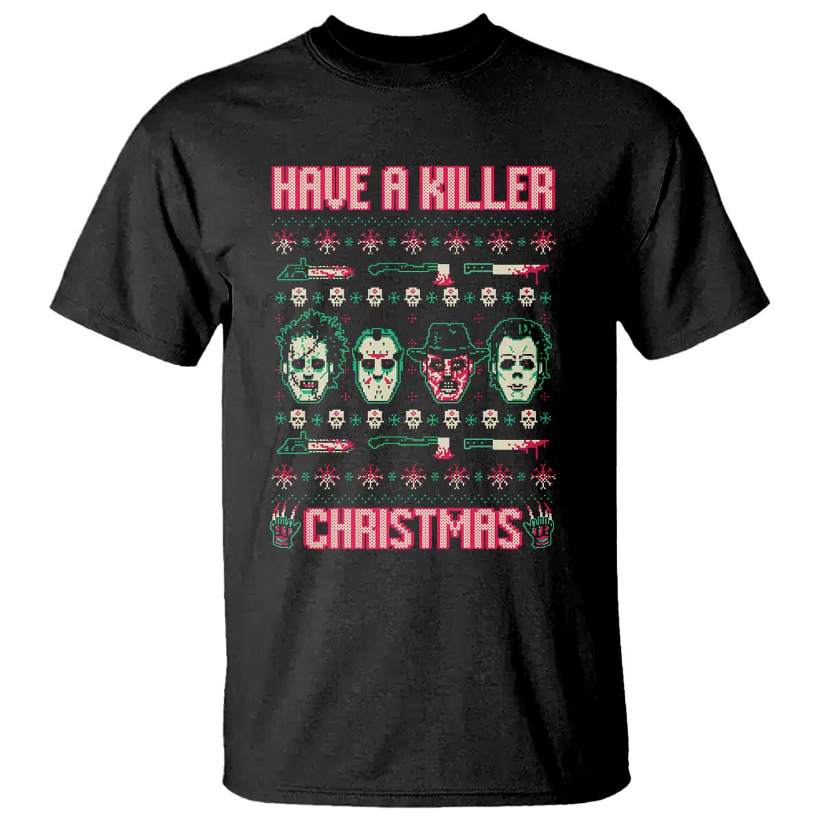 horror-xmas-t-shirt-have-a-killer-christmas-horror-characters