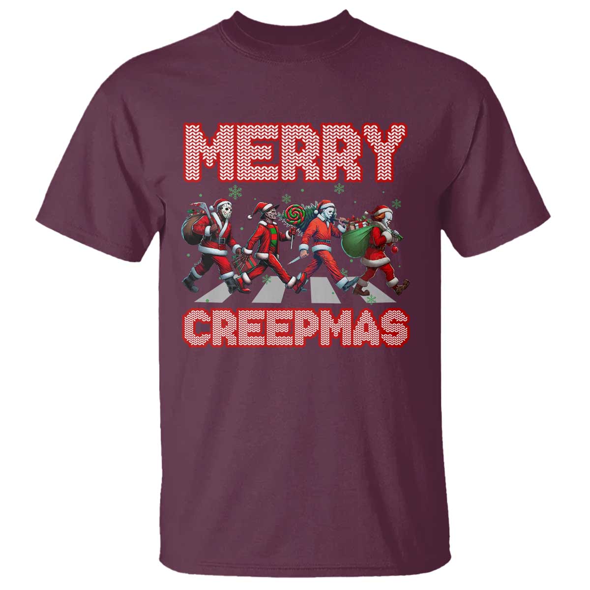 horror-christmas-t-shirt-merry-creepmas-horror-characters