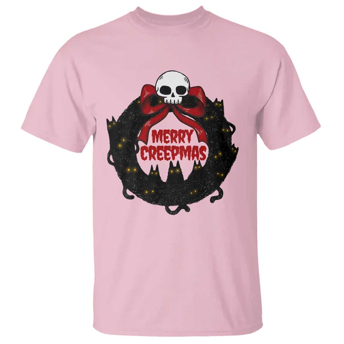 gothic-christmas-t-shirt-merry-creepmas-cat-wreath