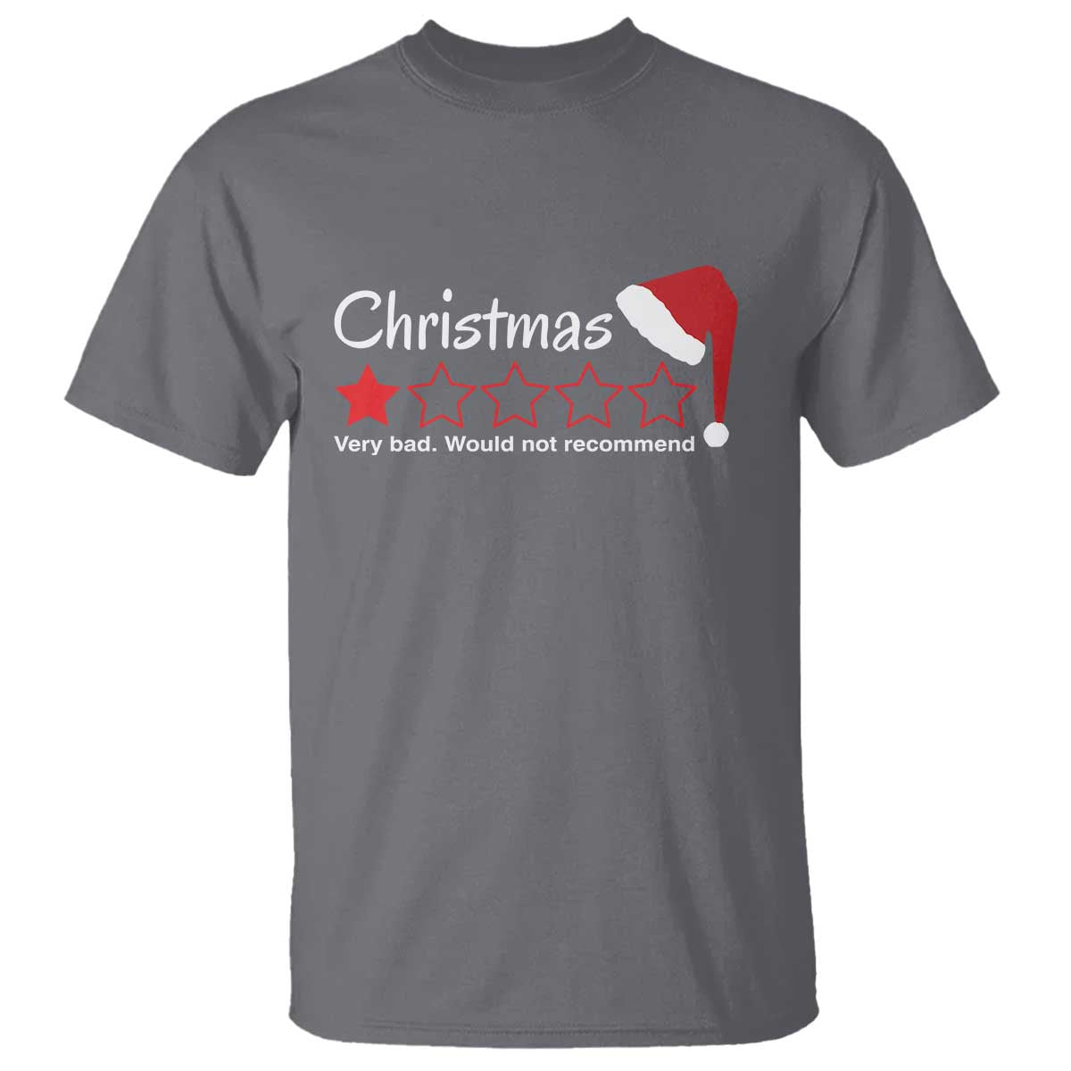 funny-christmas-bah-humbug-t-shirt-one-star-very-bad-would-not-recommend