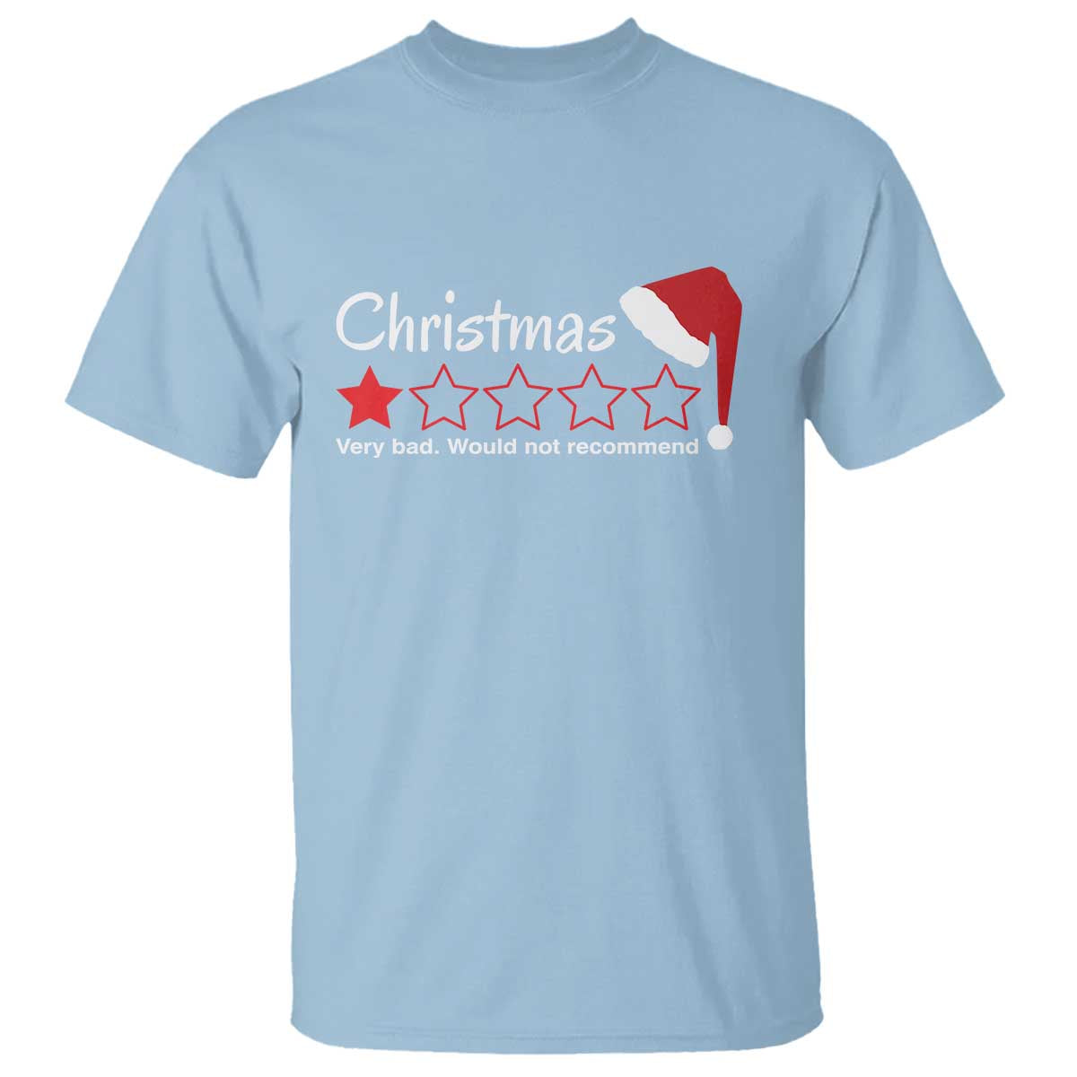 funny-christmas-bah-humbug-t-shirt-one-star-very-bad-would-not-recommend