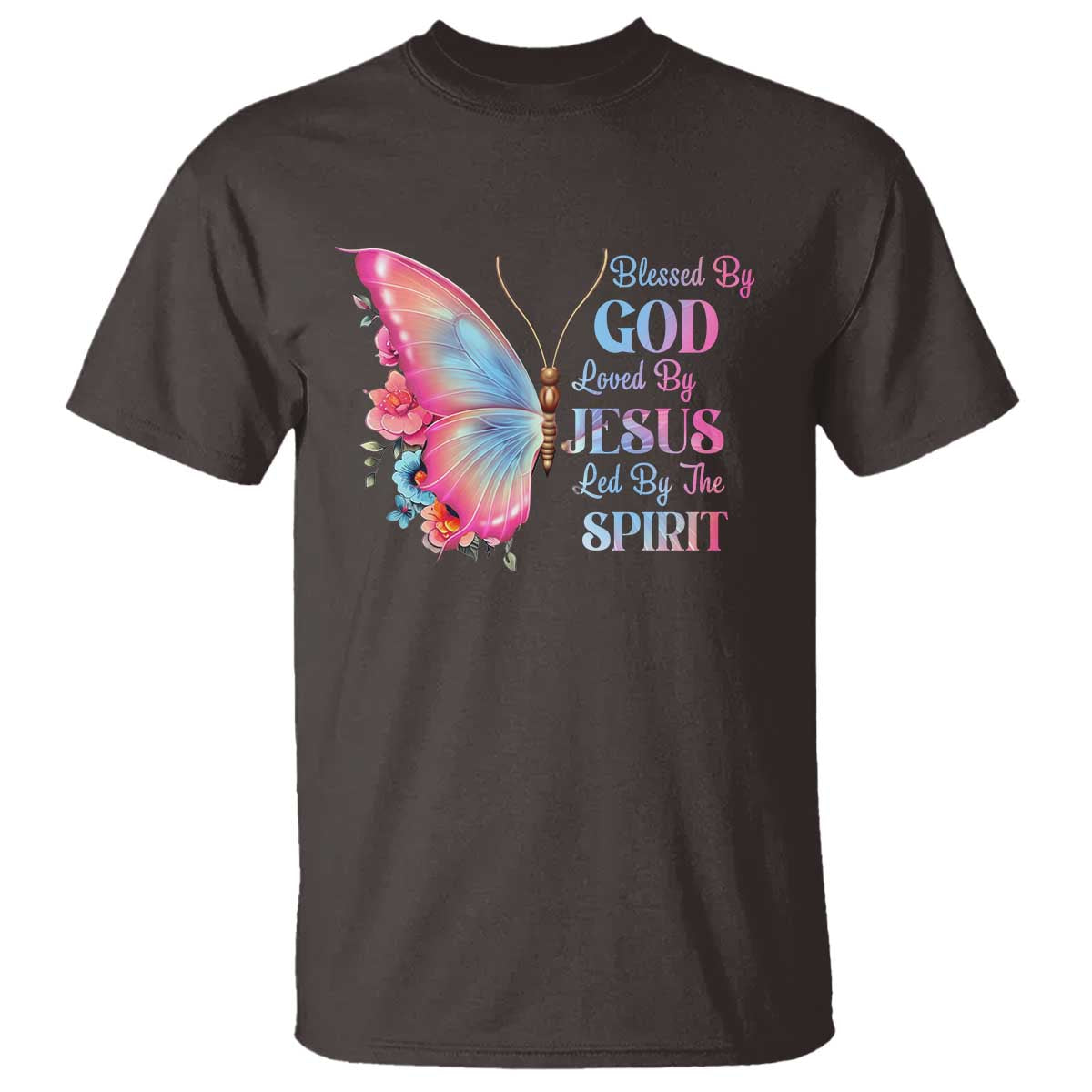 christian-t-shirt-blessed-by-god-loved-by-jesus-led-by-the-spirit