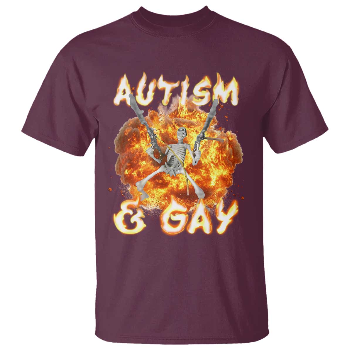 funny-skeleton-meme-t-shirt-autistic-and-gay