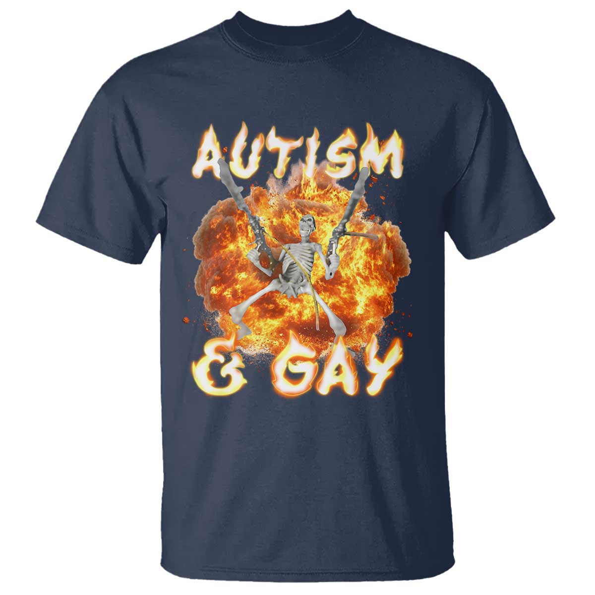 funny-skeleton-meme-t-shirt-autistic-and-gay