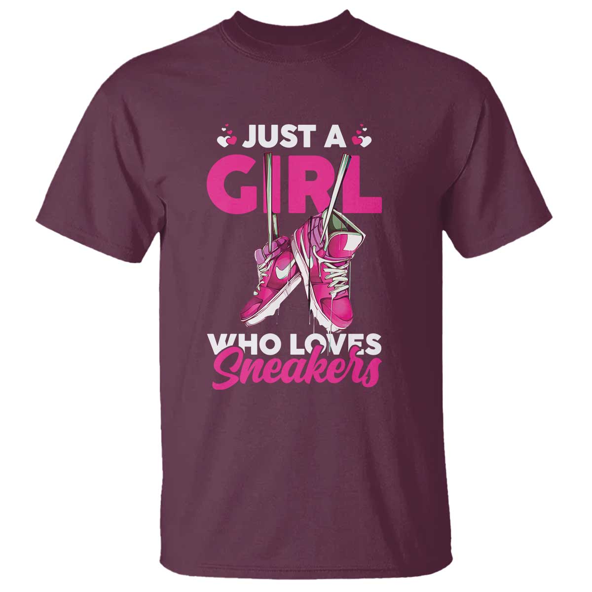 just-a-girl-who-loves-sneakers-t-shirt