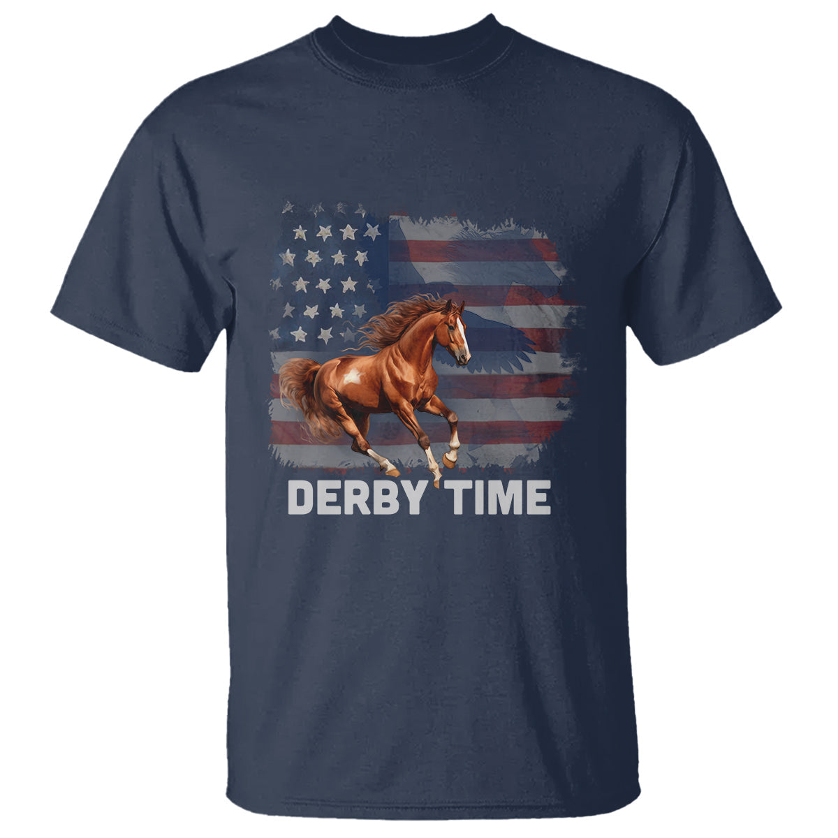 derby-time-american-flag-patriotic-horse-racing-t-shirt