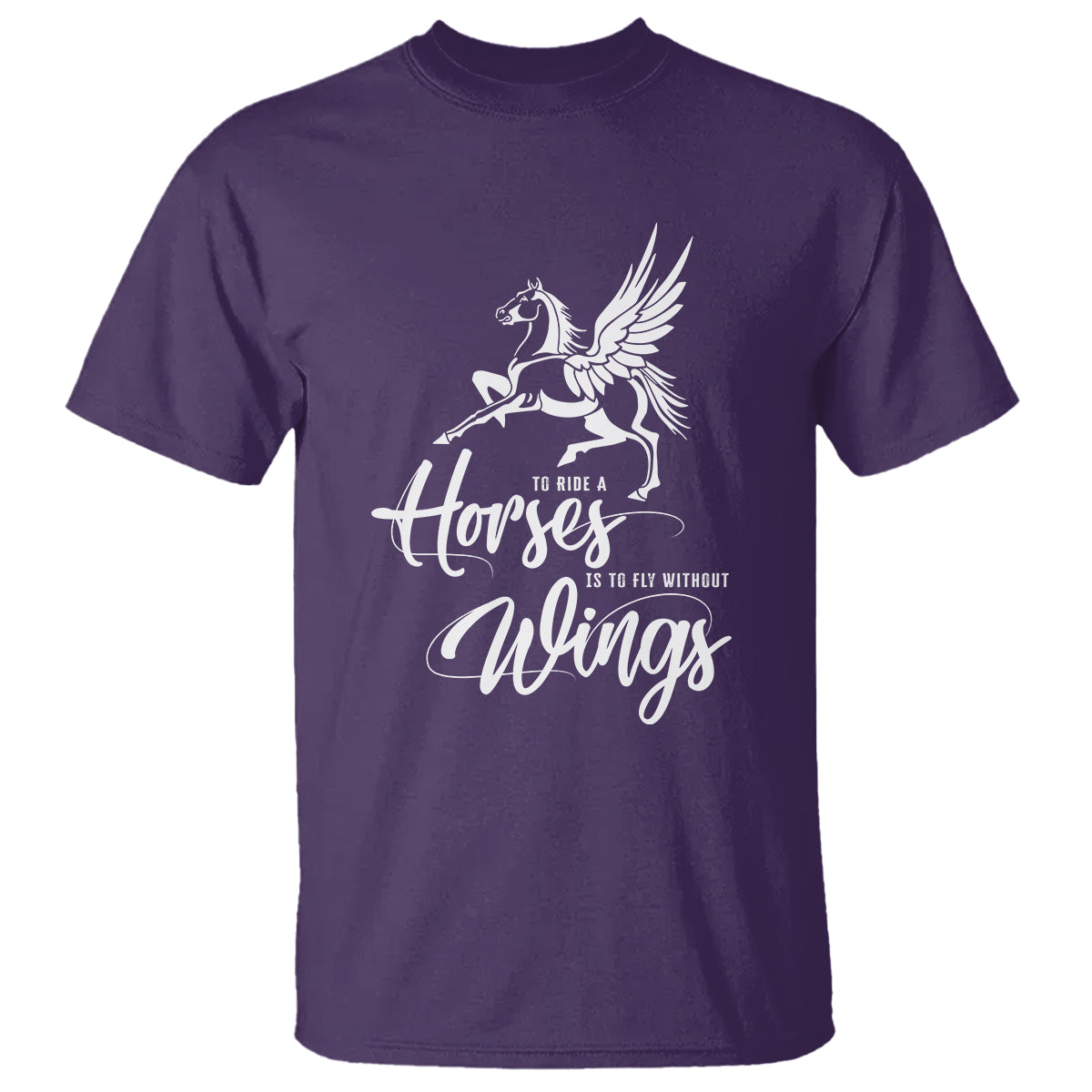 horse-lover-t-shirt-to-ride-a-horse-is-to-fly-without-wings-horseback-riding