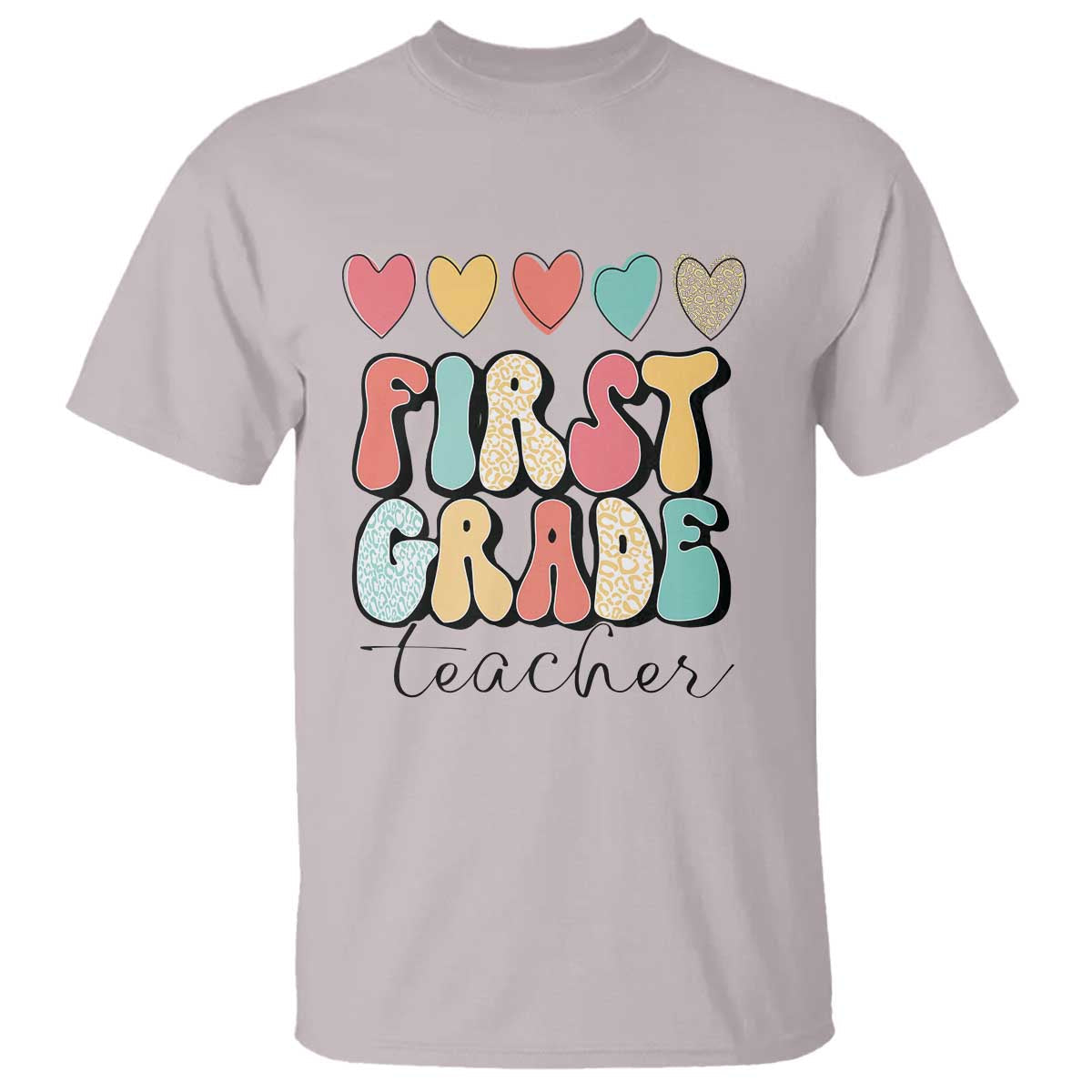 first-grade-teacher-leopard-heart-retro-groovy-t-shirt