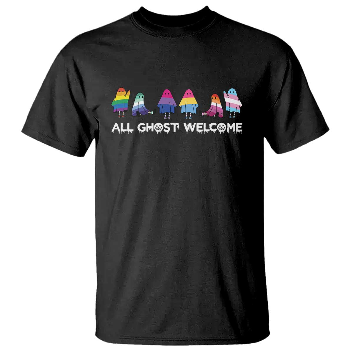 funny-halloween-t-shirt-all-ghost-welcome-cute-ghost-rainbow