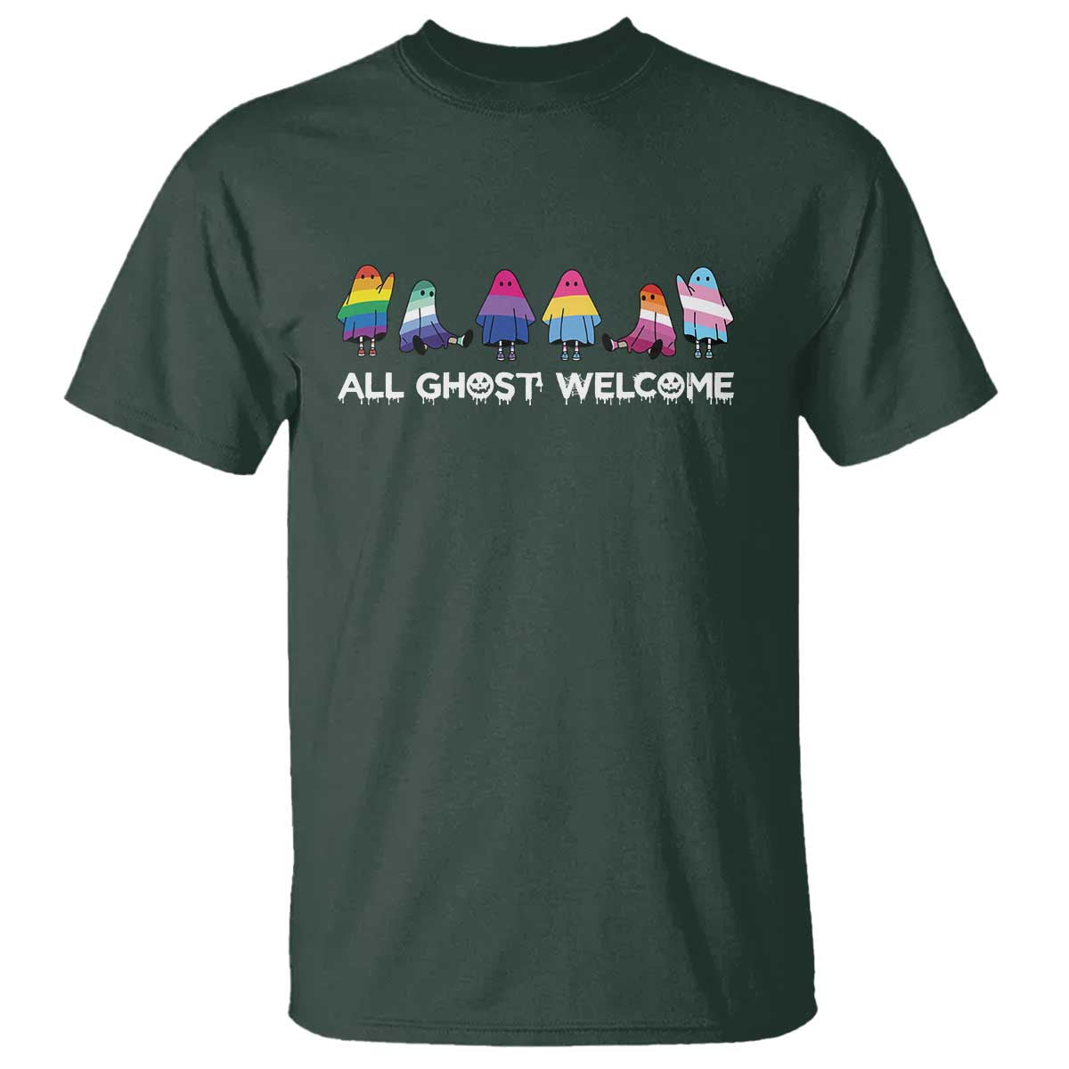 funny-halloween-t-shirt-all-ghost-welcome-cute-ghost-rainbow