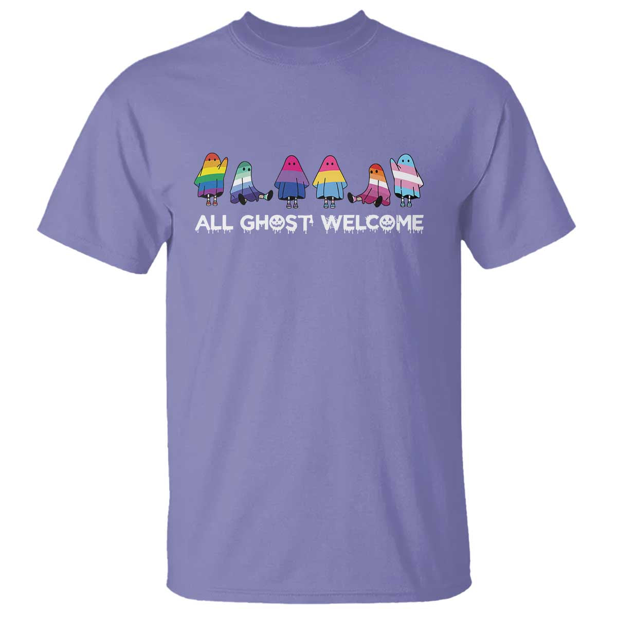 funny-halloween-t-shirt-all-ghost-welcome-cute-ghost-rainbow