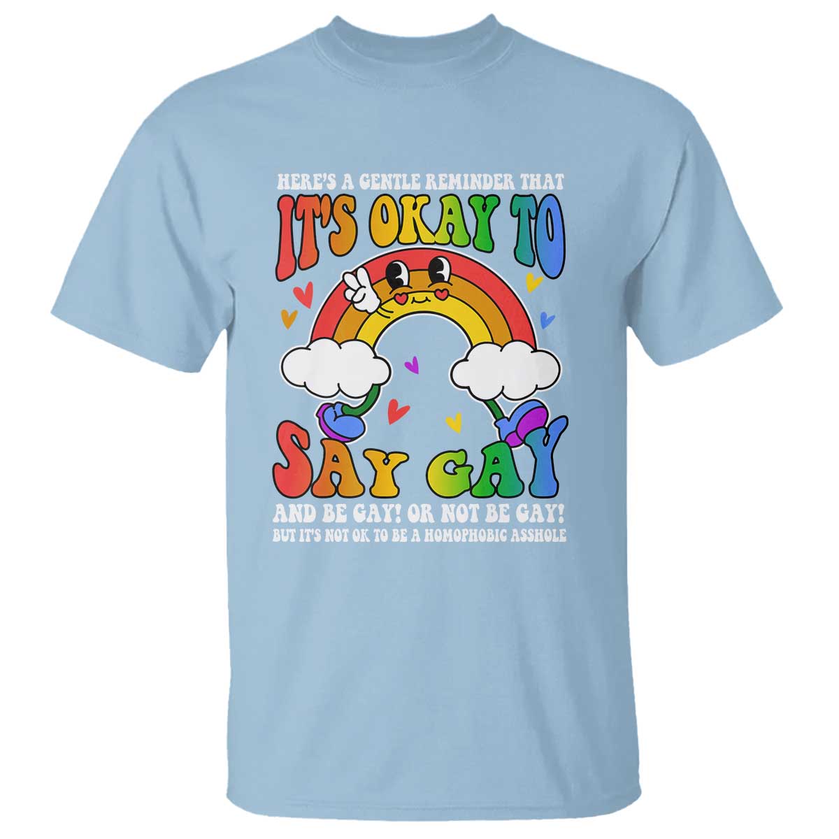 lgbt-ally-t-shirt-its-ok-to-say-gay-come-out-groovy-rainbow