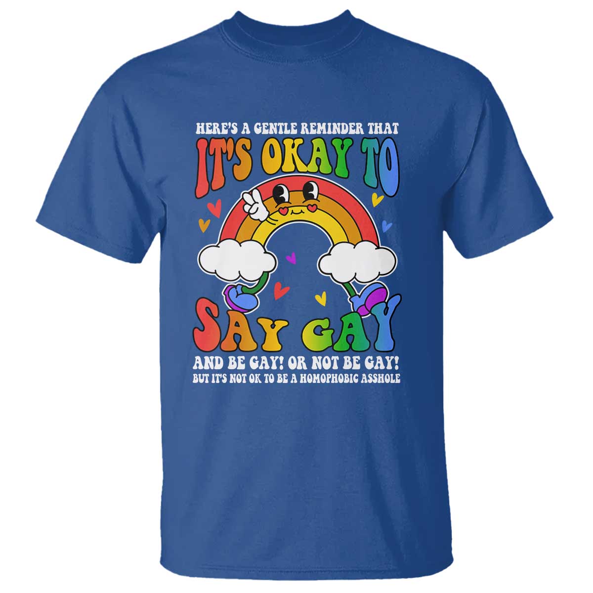 lgbt-ally-t-shirt-its-ok-to-say-gay-come-out-groovy-rainbow