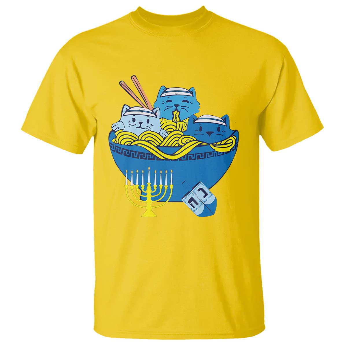 funny-hanukkah-cat-t-shirt-kawaii-cat-eating-ramen-anime-jewish-kitten
