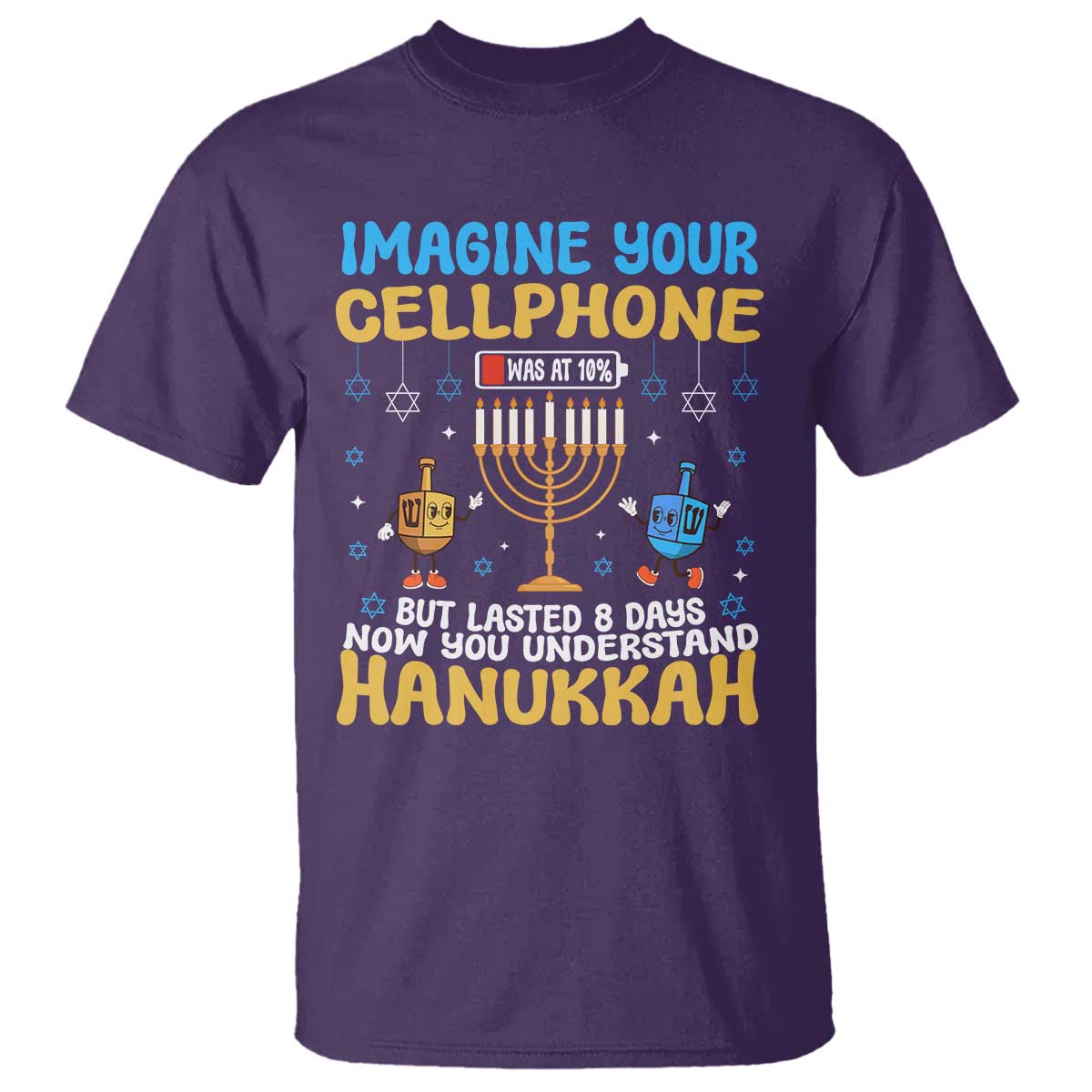 funny-hanukkah-t-shirt-imagine-cellphone-was-at-10-percent