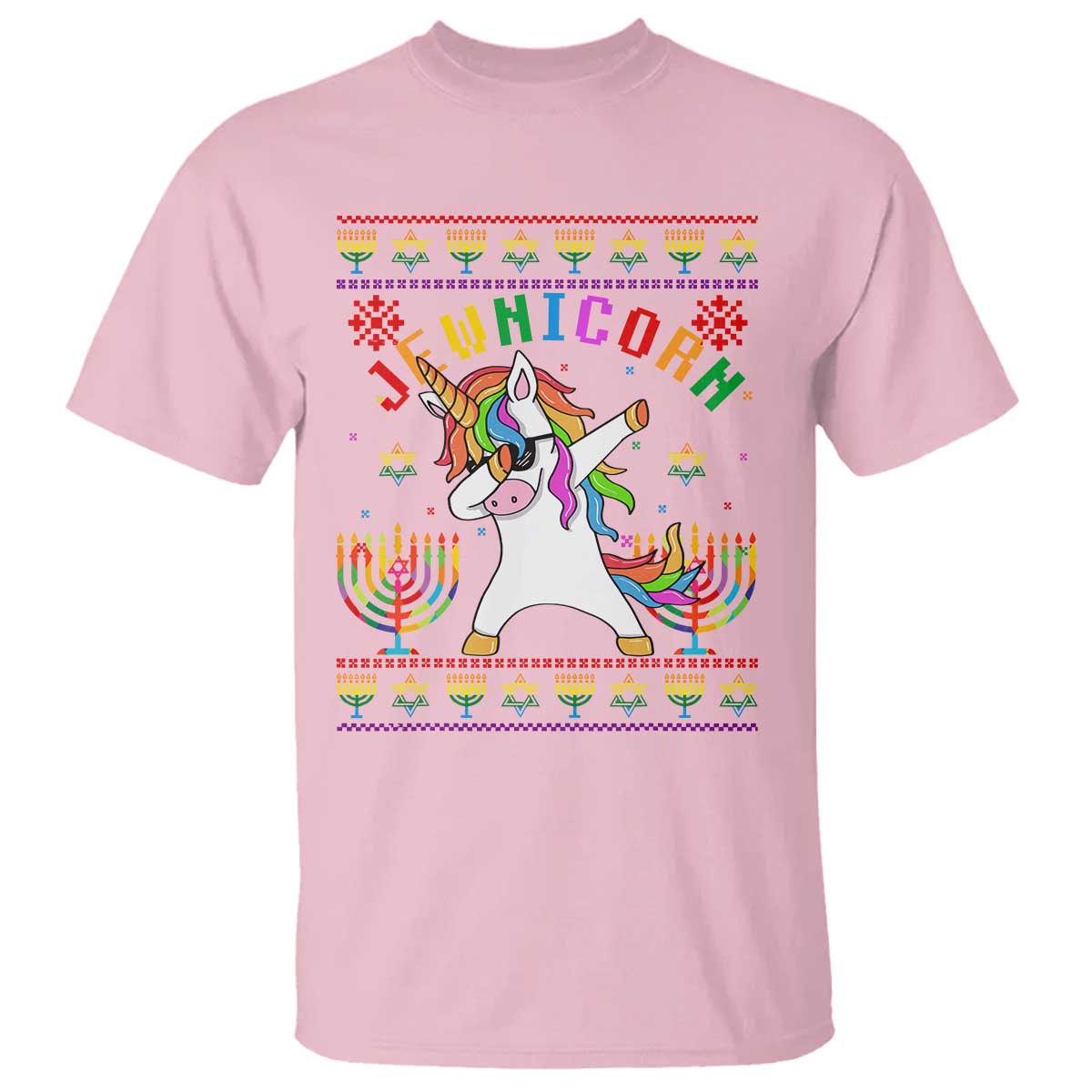 funny-hanukkah-t-shirt-jewnicorn-jewish-unicorn-rainbow