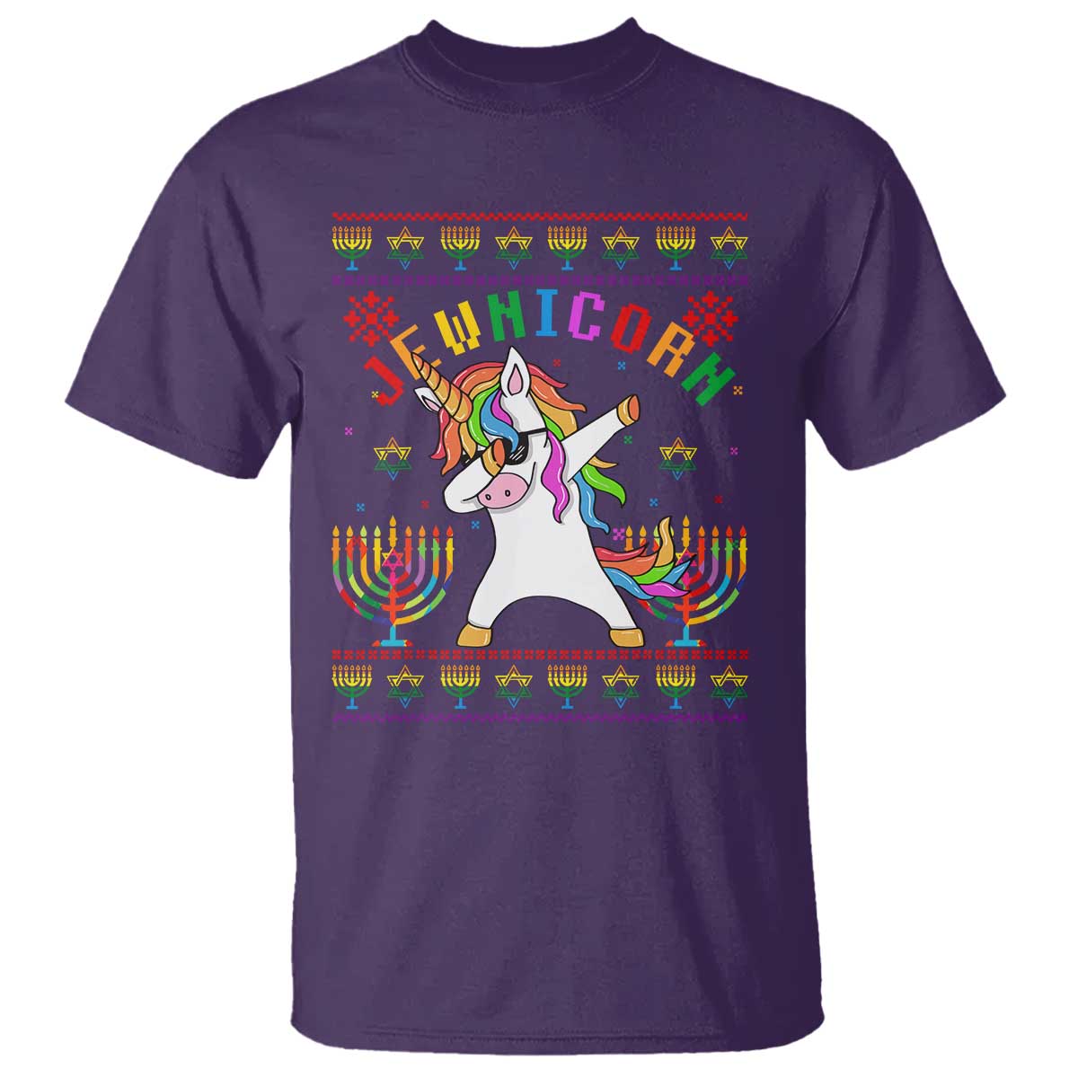 funny-hanukkah-t-shirt-jewnicorn-jewish-unicorn-rainbow