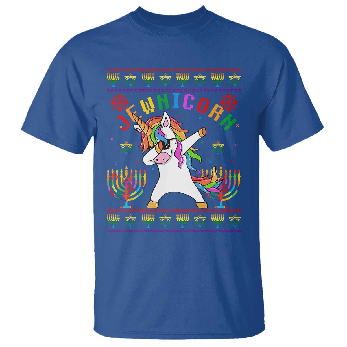 funny-hanukkah-t-shirt-jewnicorn-jewish-unicorn-rainbow
