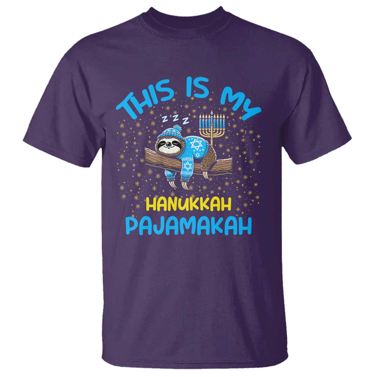 funny-this-is-my-hanukkah-pajamakah-t-shirt-cute-jewish-sloth-chanukkah