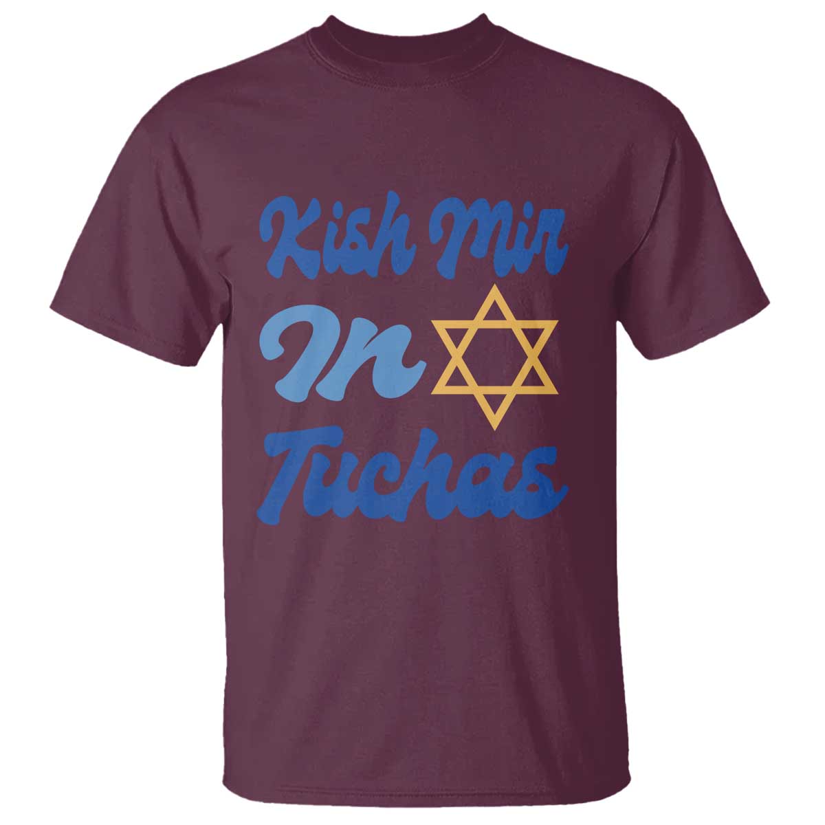 funny-hanukkah-t-shirt-kish-mir-in-tuchas-jewish-yiddish-ashkenazi